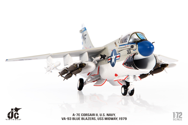 JCW 1/72 (ダイキャスト製) A-7E アメリカ海軍 VA-93 ブルーブレイザー