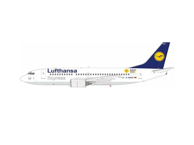 [予約]JFOX MODELS 1/200 (ダイキャスト製) 737-300 Lufthansa Express “Berlin 2000” D-ABED