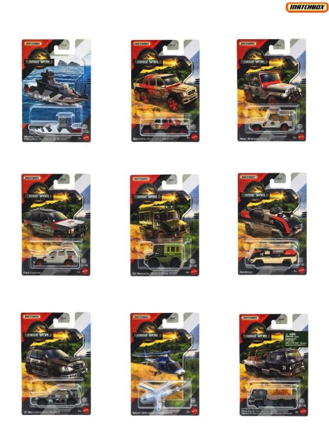 [予約]MATCHBOX  ジュラシック・ワールド ベーシックカー