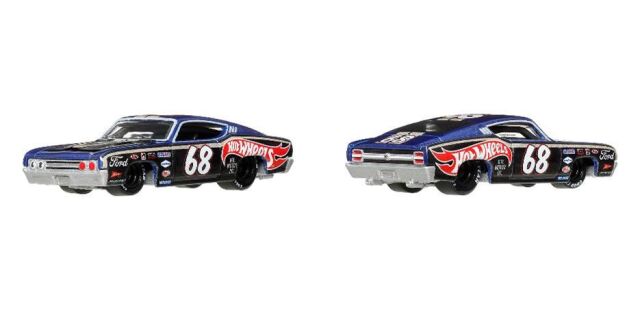 ジョーハン フォード トリノ オーバルトラックレーサー Hot Wheels 1/64 (ダイキャスト製) ブールバード '69 フォード トリノ