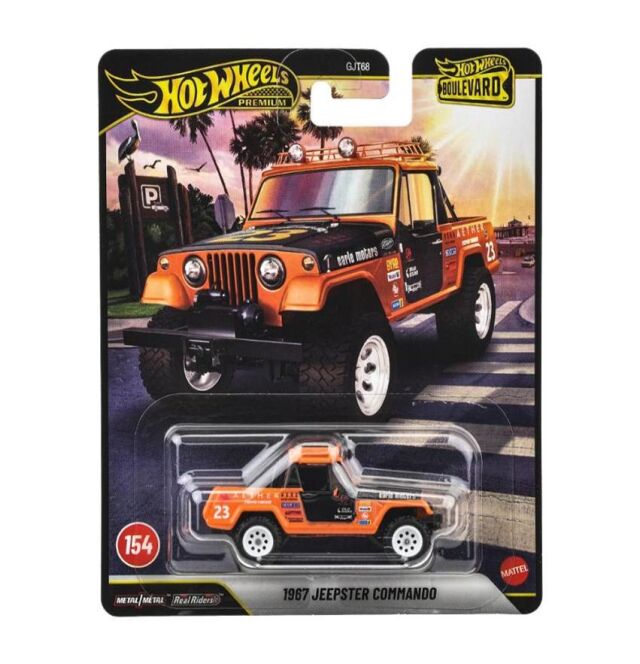[予約]Hot Wheels  (ダイキャスト製) ブールバード 1967 ジープスター コマンド