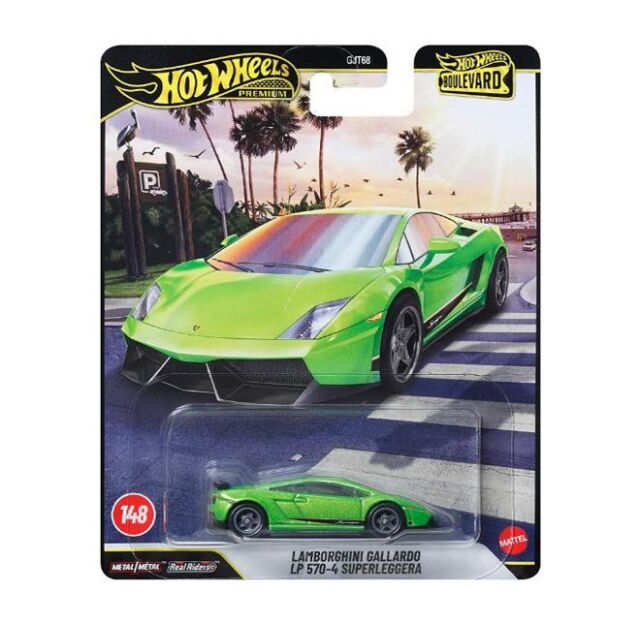 [予約]Hot Wheels 1/64 (ダイキャスト製) ブールバード ランボルギーニ ガヤルド LP 570-4 スーパーレッジェーラ