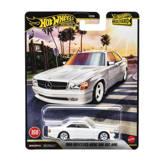 Hot Wheels 1/64 (ダイキャスト製) ブールバード 1989 メルセデス