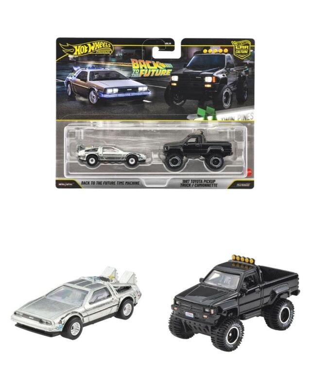 505-008 HotWheels 1/18 バック トゥ ザ フューチャー BACK TO THE FUTURE TIME MACHINE HOVER MODE バック