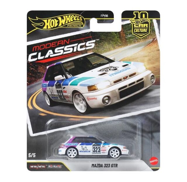[予約]Hot Wheels 1/64 (ダイキャスト製) カーカルチャー モダン・クラシックス マツダ 323 GTR