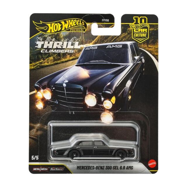 Hot Wheels 1/64 (ダイキャスト製) カーカルチャー スリル クライマーズ メルセデス・ベンツ 300 SEL 6.8 AMG