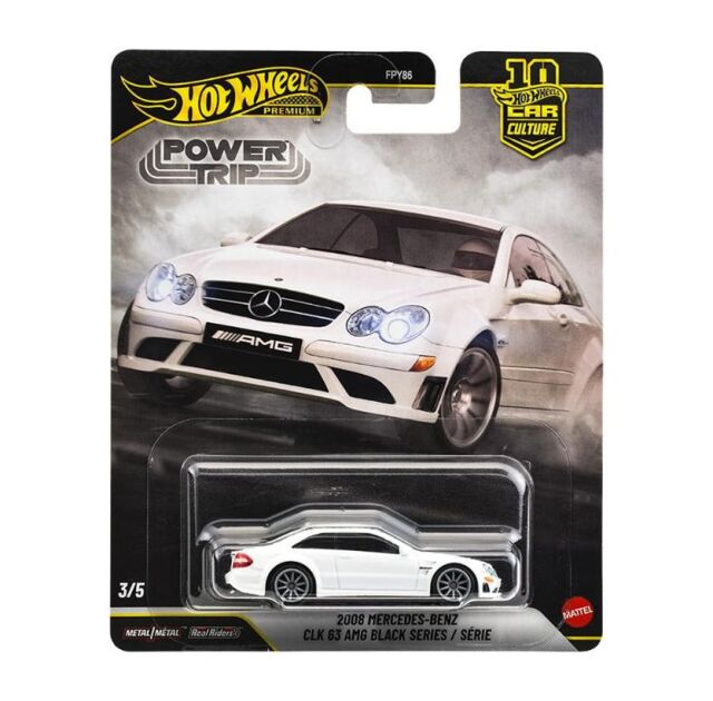 [予約]Hot Wheels 1/64 (ダイキャスト製) カーカルチャー パワートリップ 2008 メルセデス・ベンツ CLK 63 AMG ブラックシリーズ