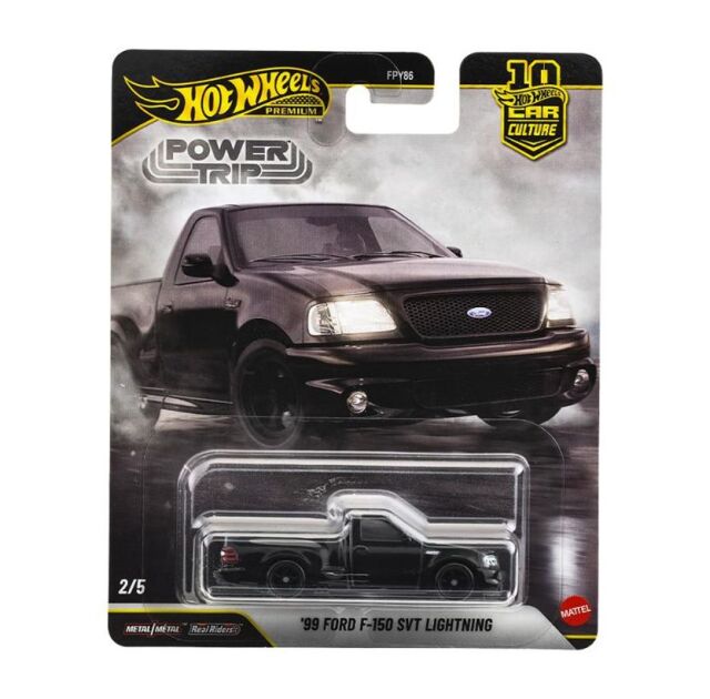 [予約]Hot Wheels 1/64 (ダイキャスト製) カーカルチャー パワートリップ '99 フォード F-150 SVT ライトニング
