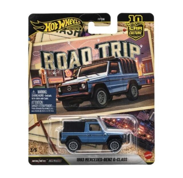 [予約]Hot Wheels 1/64 (ダイキャスト製) カーカルチャー ロードトリップ 1993 メルセデス・ベンツ G-クラス