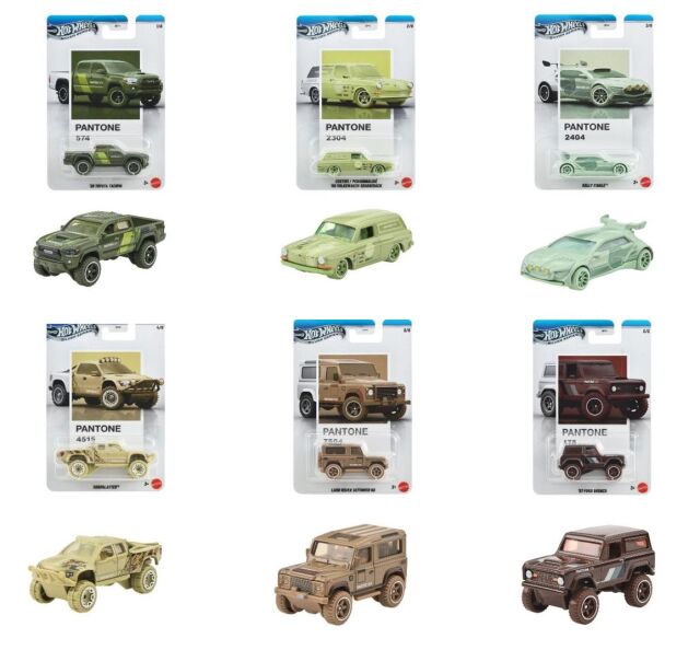 [予約]Hot Wheels 1/64 (ダイキャスト製) パントーン　アソート - オフロードラリー