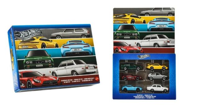 Hot Wheels 1/64 (ダイキャスト製) ユーロスタイル マルチパック