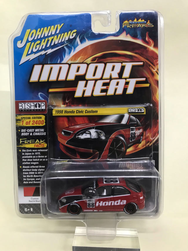 Johnny Lightning（ジョニーライトニング）1/64 Honda シビック EK9 Honda レーシング #88