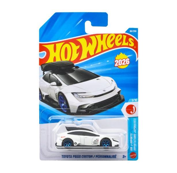[予約]Hot Wheels 1/64 (ダイキャスト製) ベーシックカー トヨタ プリウス カスタム