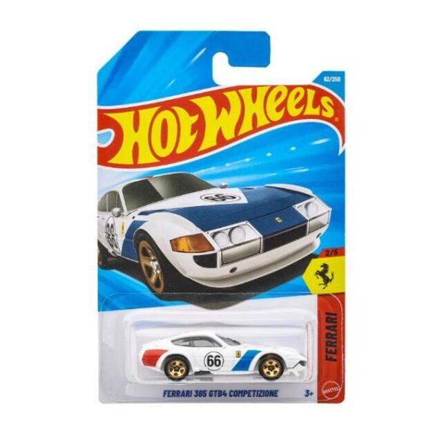 Hot Wheels 1/64 (ダイキャスト製) ベーシックカー フェラーリ 365 GTB4 コンペティツィオーネ