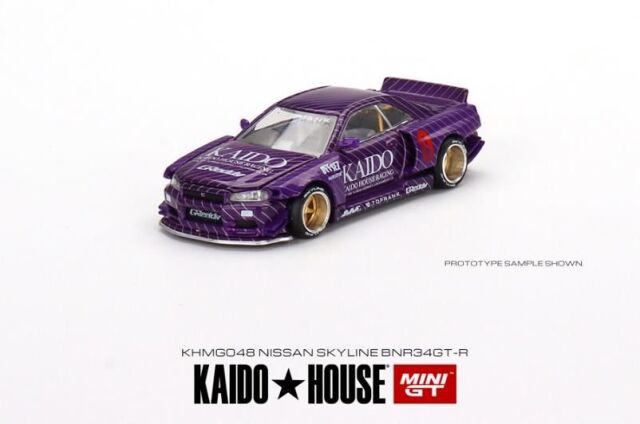 MINI GT 1/64 Nissan スカイライン GT-R R34 Kaido Works V1(右 