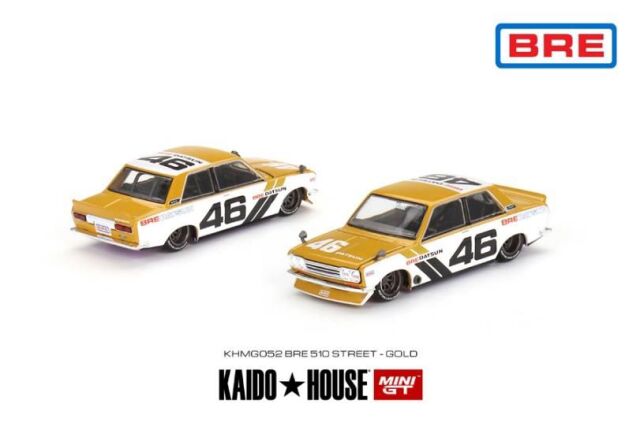 MINI GT 1/64 ダットサン 510 ストリート BRE510 V3 KAIDO HOUSE(左ハンドル)