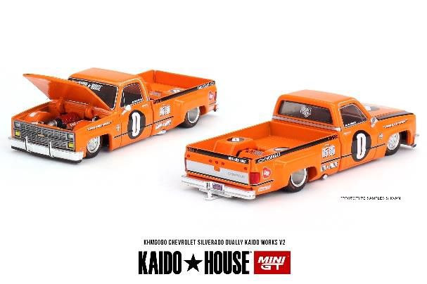 MINI GT 1/64 シボレー シルバラード デューリー Kaido Works V2(左ハンドル)