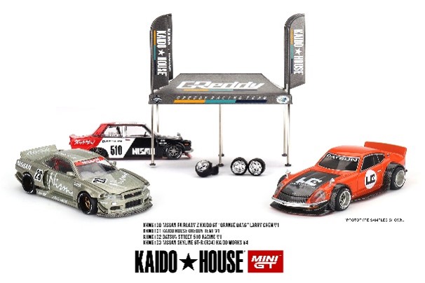 Kaido House X Greddy.MiniGT ブースにて限定商品です。