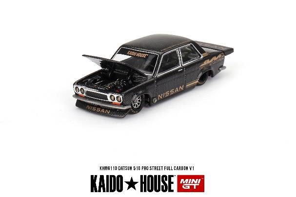 MINI GT 1/64 ダットサン KAIDO 510 プロストリート フルカーボン V1(左ハンドル)