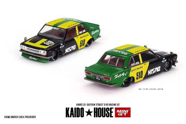 MINI GT 1/64 ダットサン ストリート 510 Racing V2(左ハンドル)