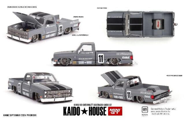MINI GT 1/64 (ダイキャスト製) シボレー シルバラード KAIDO V2(左ハンドル)