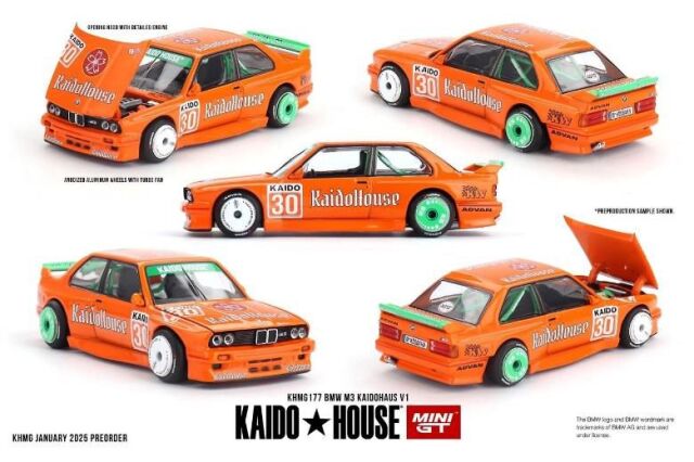 MINI GT 1/64 (ダイキャスト製) BMW M3 KAIDOHAUS V1(左ハンドル)