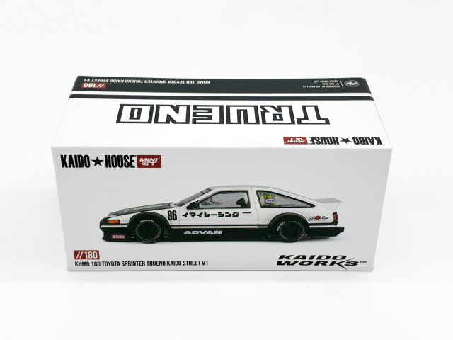 MINI GT 1/64 GT-R AE86　ミニカー　4点セット MINI-GT 1/64 Toyota AE86 スプリンタートレノ TOUGE V1 (右ハンドル