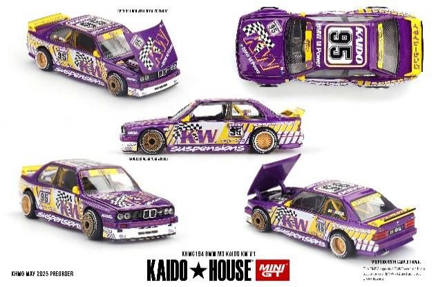 MINI GT 1/64 (ダイキャスト製) BMW M3 KAIDO KW V1(左ハンドル)