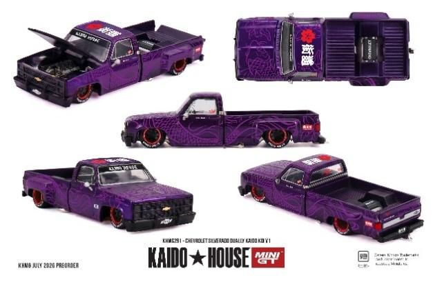 [予約]MINI GT 1/64 (ダイキャスト製) シボレー シルバラード デューリー KAIDO 鯉 V1(左ハンドル)