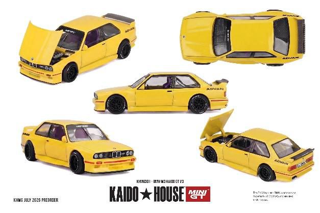 [予約]MINI GT 1/64 (ダイキャスト製) BMW M3 KAIDO GT V3(左ハンドル)