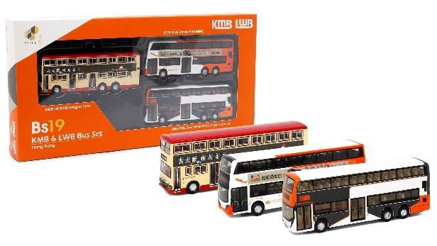 TINY（タイニー）Tiny City Bs19 KMB/LWB バスセット (65636, 65717, 65718)