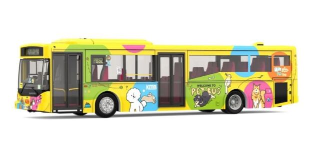 [予約]TINY(タイニー ) Tiny City (ダイキャスト製) KMB ボルボ B7RLE ペットバス イエロー (PBS2)