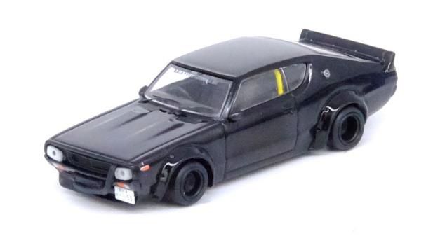 INNO Models(イノモデル) 1/64 NISSAN スカイライン 2000 GT-R (KPGC110) "ケンメリ" ブラック
