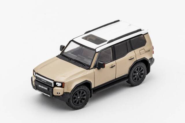 ゲインコーププロダクツ 1/64 (ダイキャスト製) トヨタ ランドクルーザー プラド 250 - (LHD) - イエロー