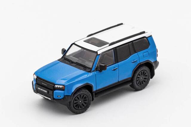 ゲインコーププロダクツ 1/64 (ダイキャスト製) トヨタ ランドクルーザー プラド 250 - (LHD) - ブルー