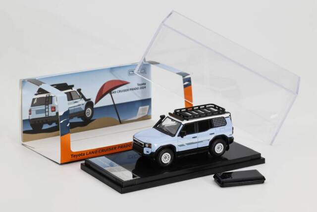 [予約]ゲインコーププロダクツ 1/64 (ダイキャスト製) Toyota Land Cruiser Prado 250 - (LHD) - ライトブルー