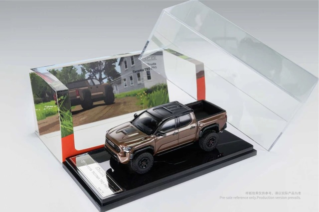 [予約]ゲインコーププロダクツ 1/64 (ダイキャスト製) Toyota TACOMA TRD Pro 2024 ブラウン