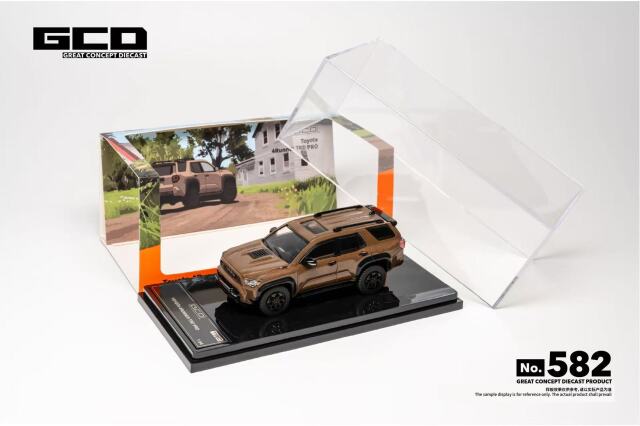 [予約]ゲインコーププロダクツ 1/64 (ダイキャスト製) Toyota 4 Runner TRD Pro 2025 ブラウン