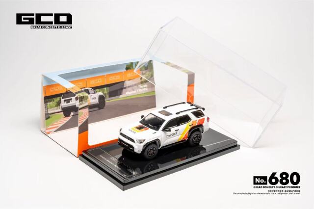 [予約]ゲインコーププロダクツ 1/64 (ダイキャスト製) Toyota 4 Runner TRD Pro 2025 ホワイト／TRD