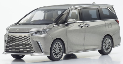 京商オリジナル 1/43 (ダイキャスト製) LEXUS LM 500h (ソニックチタニウム 4席ソリスホワイト)