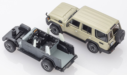 トヨタ ランクル70 ミニカー1/30 ベージュ Amazon | 1/30 ミニカー ランドクルーザー ランクル70 カラー