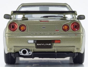 京商オリジナル 1/43 (ダイキャスト製) 日産 スカイライン R34 GT-R V