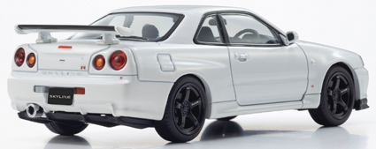 京商オリジナル 1/43 (ダイキャスト製) 日産 スカイライン R34 GT-R V