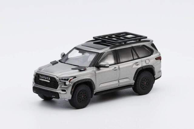 [予約]ゲインコーププロダクツ 1/64 (ダイキャスト製) Toyota Sequoia TRD PRO メタリックシルバー