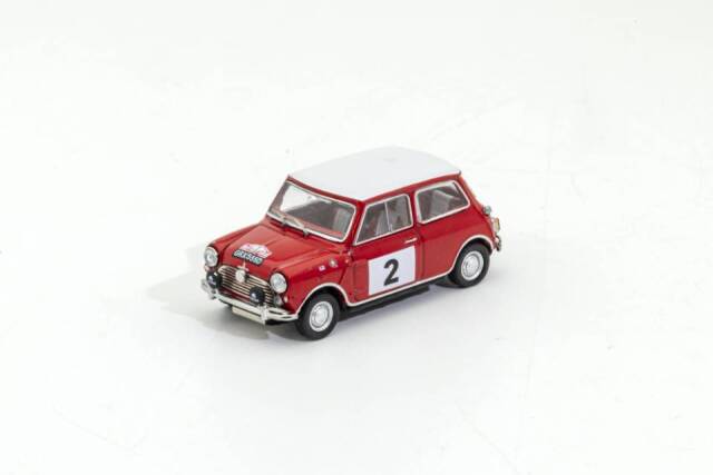 ゲインコーププロダクツ 1/64 (ダイキャスト製) Mini Cooper - (RHD) - 1966 #2 レッド
