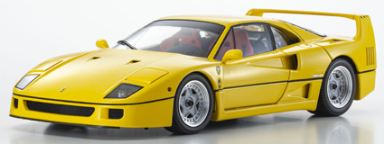 [予約]京商オリジナル 1/18 (ダイキャスト製) フェラーリ F40 (イエロー)
