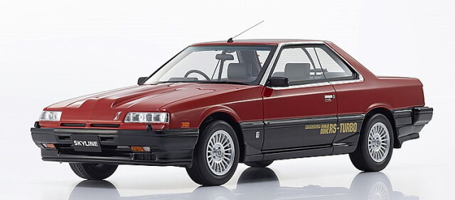 京商オリジナル samurai シリーズ 1/18 (レジン製) 日産 スカイライン 2000 ターボ RS-X (レッド) 限定 500個