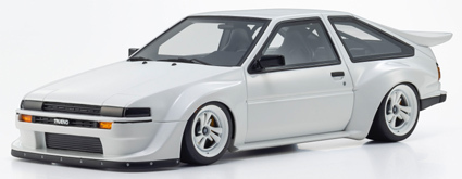 [予約]京商オリジナル samurai シリーズ 1/18 (レジン製) トヨタ スプリンター トレノ AE86 Khyzyl Saleem (ホワイト)