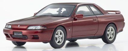 京商オリジナル 1/43 日産 スカイライン (HCR32) GTS-t タイプM (レッド)