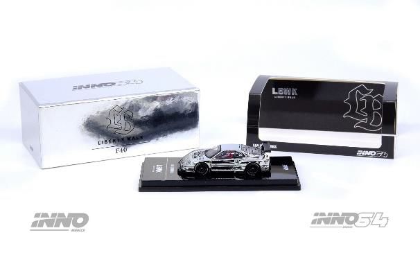 INNO Models(イノモデル) 1/64 LB-WORKS F40 クロームシルバー